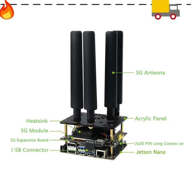 Скидка-SIM8200EA Модуль M2 5G для Jetson Nano 5G/4G/3G Плата расширения для регионов с покрытием сигнала 5G Sub-6G
Скидка-SIM8200EA Модуль M2 5G для Jetson Nano 5G/4G/3G Плата расширения для регионов с покрытием сигнала 5G Sub-6G