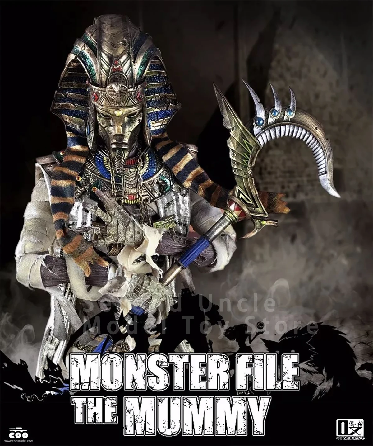 COOMODEL MF008 MF009 1/6 Monster File The Mummy Egypt Skeleton platform 12'' Action Figure Full Set Collectible Model Toys Gift
COOMODEL MF008 MF009 1/6 Monster File The Mummy Egypt Skeleton platform 12'' Action Figure Full Set Collectible Model Toys Gift