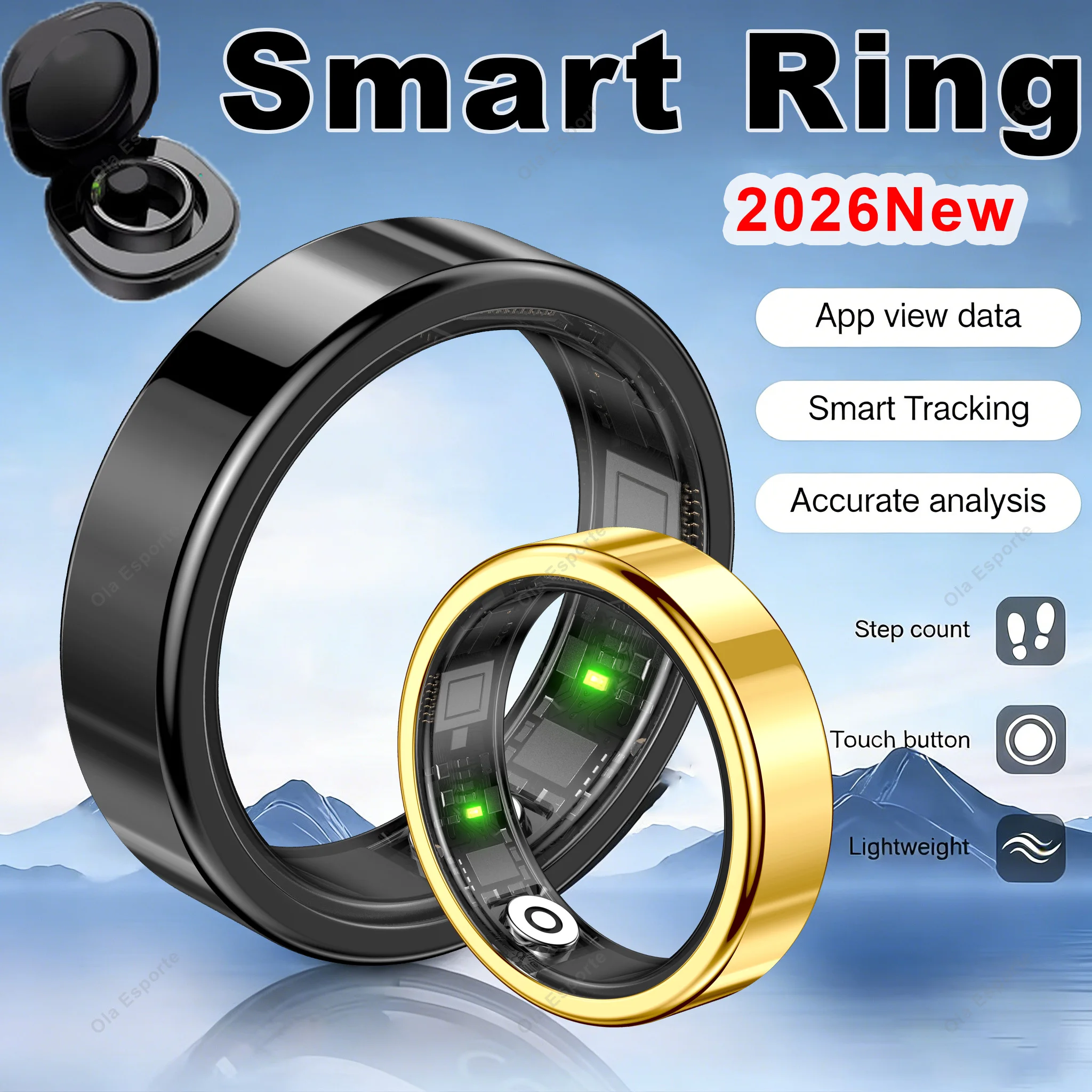 Смарт-кольцо для мужчин и женщин, мониторинг сердечного ритма и кислорода в крови, сна, IP68 и 5 АТМ, водонепроницаемый, мультиспортивный режим, умный подарок на праздник
Смарт-кольцо для мужчин и женщин, мониторинг сердечного ритма и кислорода в крови, сна, IP68 и 5 АТМ, водонепроницаемый, мультиспортивный режим, умный подарок на праздник