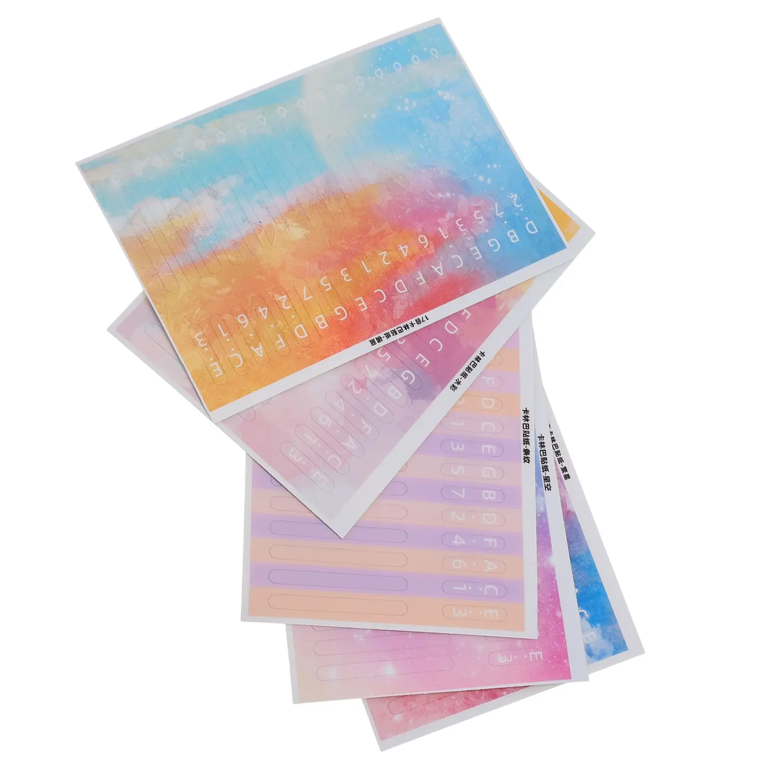 5 Pcs Stickers Kalimba Colorful Note Decoration Scale Training Percussion Kalimba Scale Decoration Instrument Accessories
5 Pcs Stickers Kalimba Colorful Note Decoration Scale Training Percussion Kalimba Scale Decoration Instrument Accessories