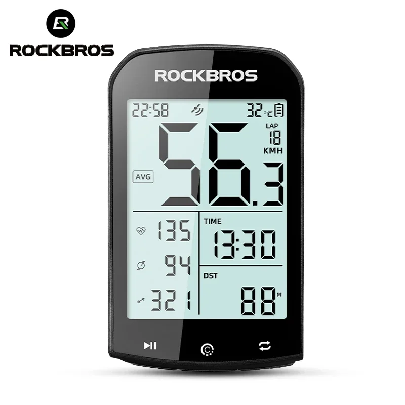 ROCKBROS M1 Bicycle Computer Wireless GPS Cycling Computer with Bluetooth 5.0 & ANT+ Connectivity for Road and Mountain Bikes
ROCKBROS M1 Bicycle Computer Wireless GPS Cycling Computer with Bluetooth 5.0 & ANT+ Connectivity for Road and Mountain Bikes