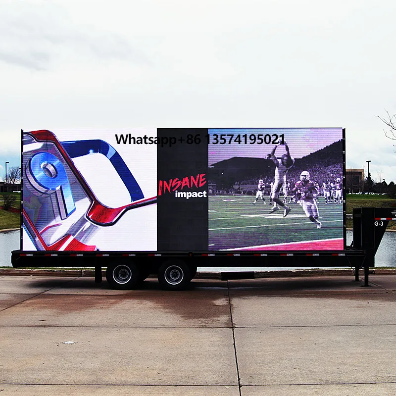 Outdoor Waterproof P2.5P3P4P5P6P8P10 Advertising Vehicle/Van/Truck/Car Mobile Mounted LED Digital Billboard Display Screen
Outdoor Waterproof P2.5P3P4P5P6P8P10 Advertising Vehicle/Van/Truck/Car Mobile Mounted LED Digital Billboard Display Screen