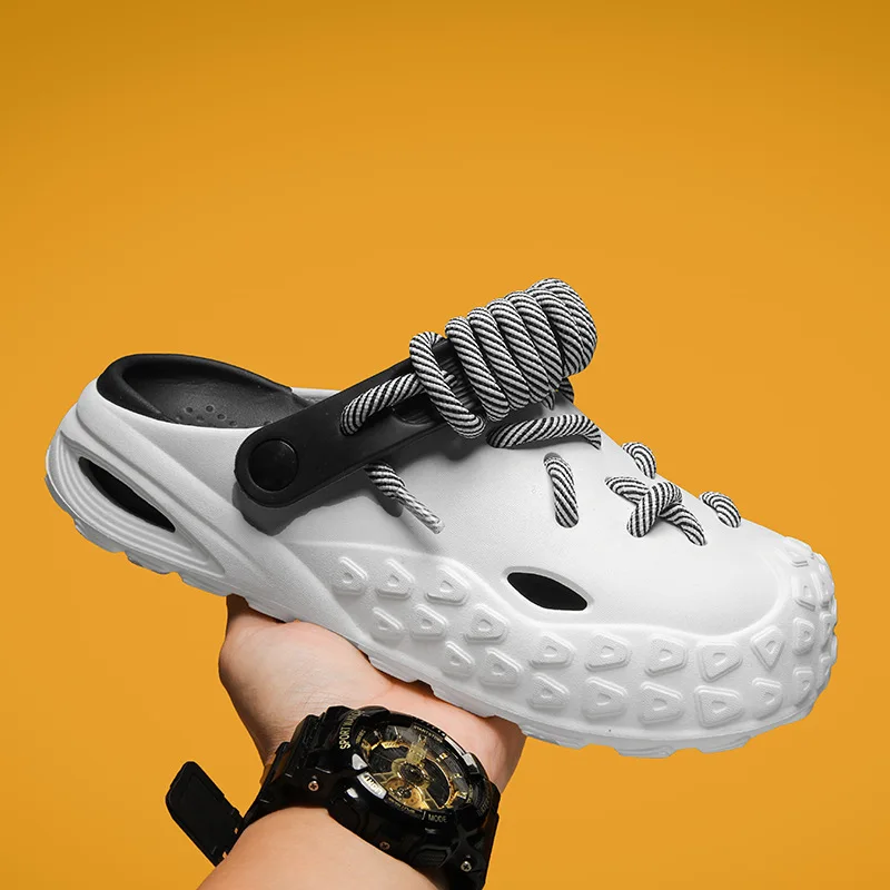 New 2025 Fashion Summer Slippers Men's Sandals Beach Shoes Thick Bottom Hollow-Out EVA Slides Soft Slip-On Slippers
New 2025 Fashion Summer Slippers Men's Sandals Beach Shoes Thick Bottom Hollow-Out EVA Slides Soft Slip-On Slippers