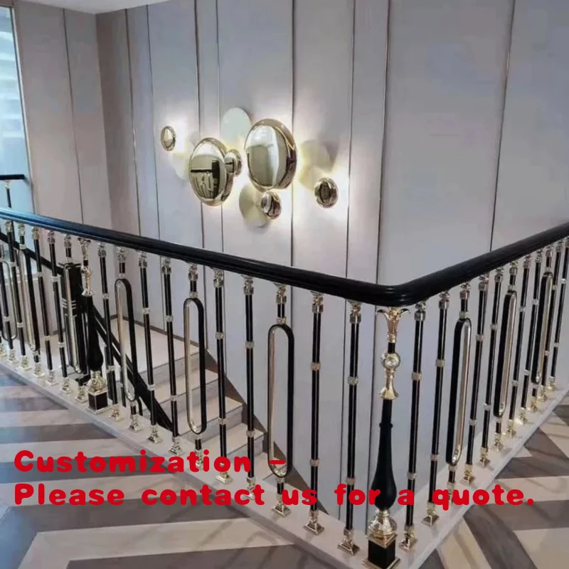 custom.Indoor Decorative Aluminum Magnesium Hotel Stair Railing Balustrades Handrails Stainless Steel Balusters
custom.Indoor Decorative Aluminum Magnesium Hotel Stair Railing Balustrades Handrails Stainless Steel Balusters