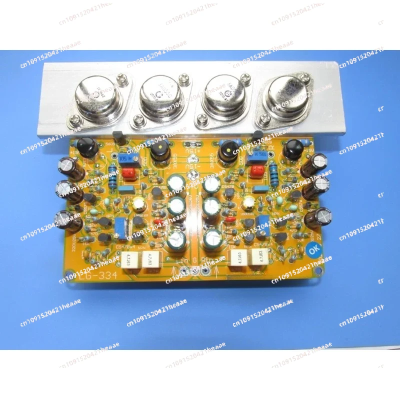 Suitable for 3AD55 Iron Horn Tube 20WX2 Non-Complementary Homopolar Symmetrical OCL Board Discrete Component Power Amplifier
Suitable for 3AD55 Iron Horn Tube 20WX2 Non-Complementary Homopolar Symmetrical OCL Board Discrete Component Power Amplifier