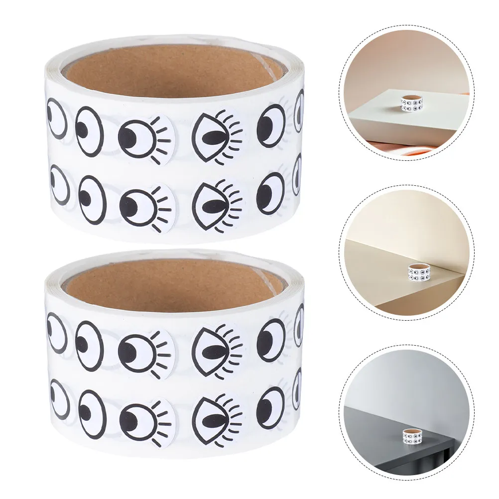 2 Rolls Creative Cartoon Eyes Stickers for DIY Craft Projects Self Adhesive Googly Eyes Fun Eyeball Stickers Craft Supplies
2 Rolls Creative Cartoon Eyes Stickers for DIY Craft Projects Self Adhesive Googly Eyes Fun Eyeball Stickers Craft Supplies
