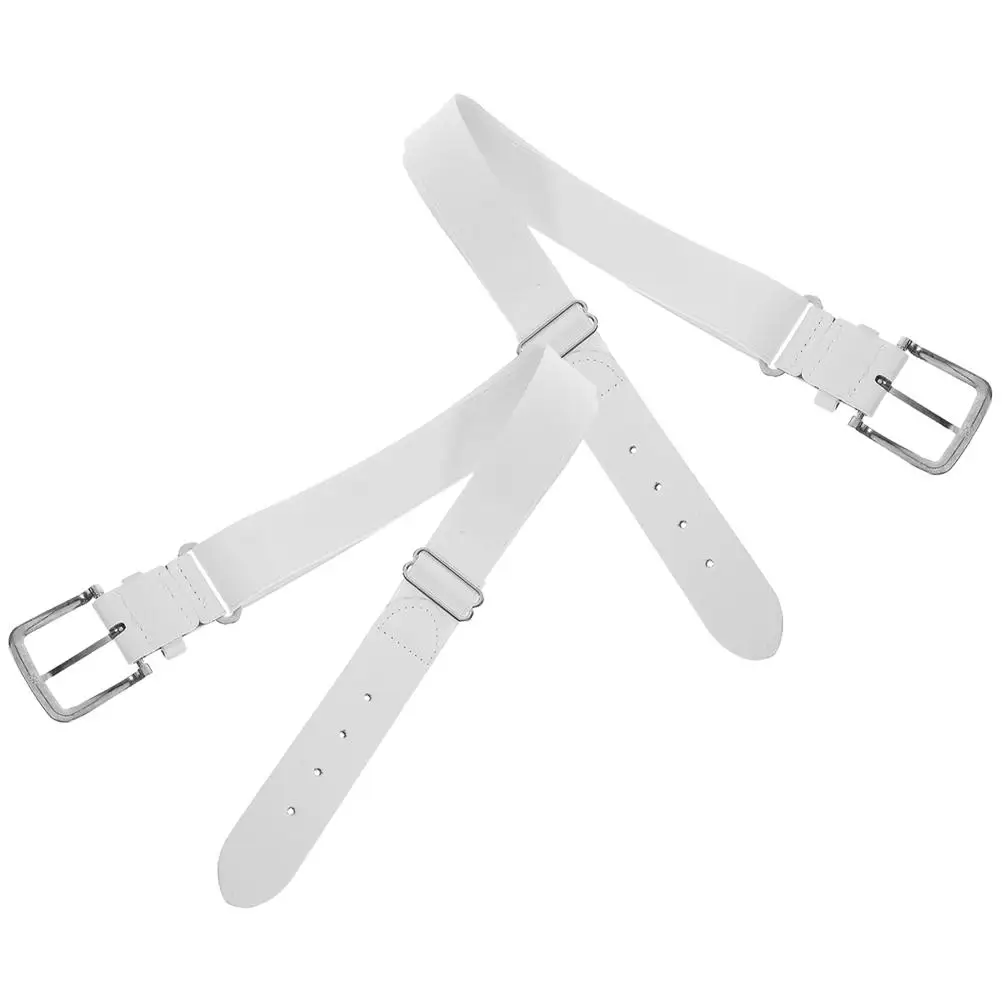 2pcs White Elastic Imitation Belt for Outdoor Sports Baseball Adjustable Softballs Mens Women Students
2pcs White Elastic Imitation Belt for Outdoor Sports Baseball Adjustable Softballs Mens Women Students