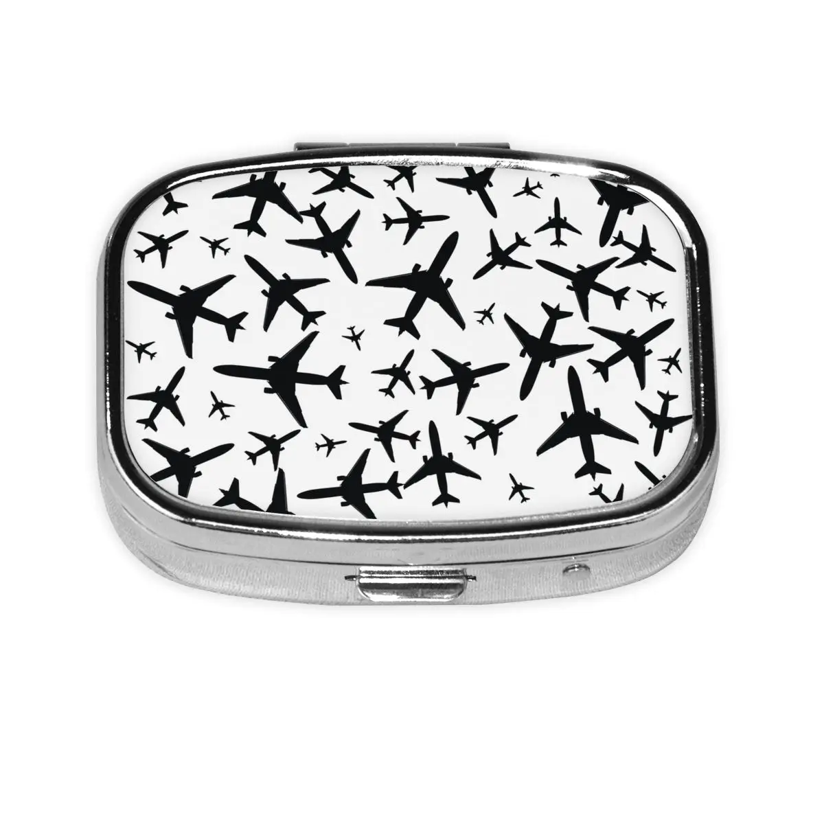 Metal Random Airplanes Pattern Travel Square Pills Organizer Aviation Fighter Pilot Medicine Box Pill Box Splitters Storage Box
Metal Random Airplanes Pattern Travel Square Pills Organizer Aviation Fighter Pilot Medicine Box Pill Box Splitters Storage Box