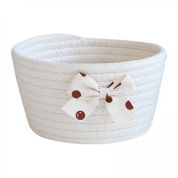 Multi Purpose Storage Basket Cotton Rope Decorative Organizer for Clothes Toys Living Room Bedroom
Multi Purpose Storage Basket Cotton Rope Decorative Organizer for Clothes Toys Living Room Bedroom
