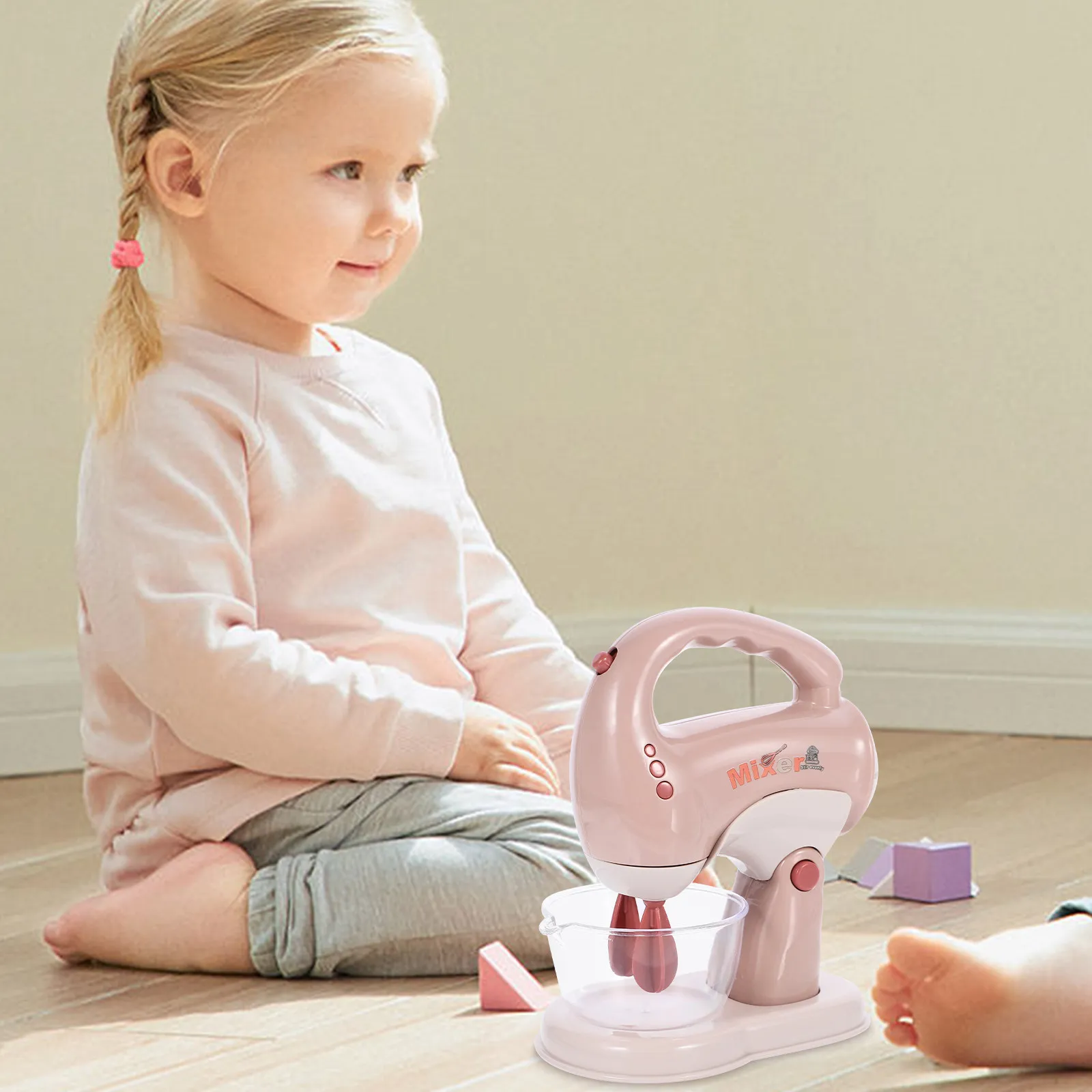Electric Mixer Pretend Play Mini Blender Kids Cooking Simulation Kitchen Appliance Creative Playing Game Mixer Toy
Electric Mixer Pretend Play Mini Blender Kids Cooking Simulation Kitchen Appliance Creative Playing Game Mixer Toy