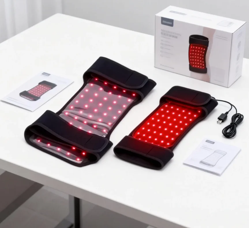 Инфракрасный наколенник для терапии красным светом — портативное устройство для домашнего использования для релаксации и снятия дискомфорта тела
Инфракрасный наколенник для терапии красным светом — портативное устройство для домашнего использования для релаксации и снятия дискомфорта тела