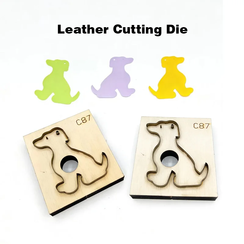 C87DIY Leathercraft Dog Keychain Cutting Mold Cartoon Animal Shape Tool for Handmade Leather Goods Key Holder Die Cut
C87DIY Leathercraft Dog Keychain Cutting Mold Cartoon Animal Shape Tool for Handmade Leather Goods Key Holder Die Cut