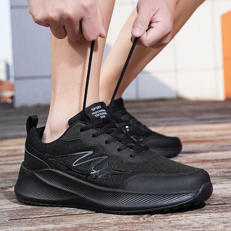 Summer Men Shoes Lightweight Mesh Sports Shoes Casual Running Breathable Running Low Cut Flat Heel
Summer Men Shoes Lightweight Mesh Sports Shoes Casual Running Breathable Running Low Cut Flat Heel