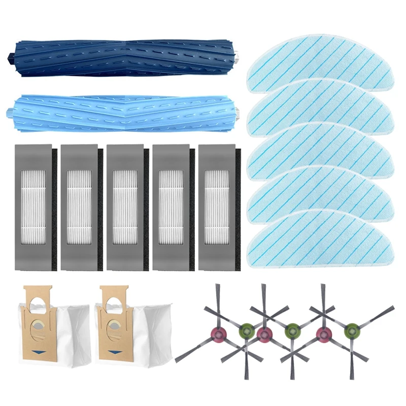 J1UL1N Main Brush Side Brush HEPA Filter Cleaning Cloth Mops Dust Bags For Ecovacs OZMO T9AIVI Robot Vacuum Cleaner Accessories
J1UL1N Main Brush Side Brush HEPA Filter Cleaning Cloth Mops Dust Bags For Ecovacs OZMO T9AIVI Robot Vacuum Cleaner Accessories