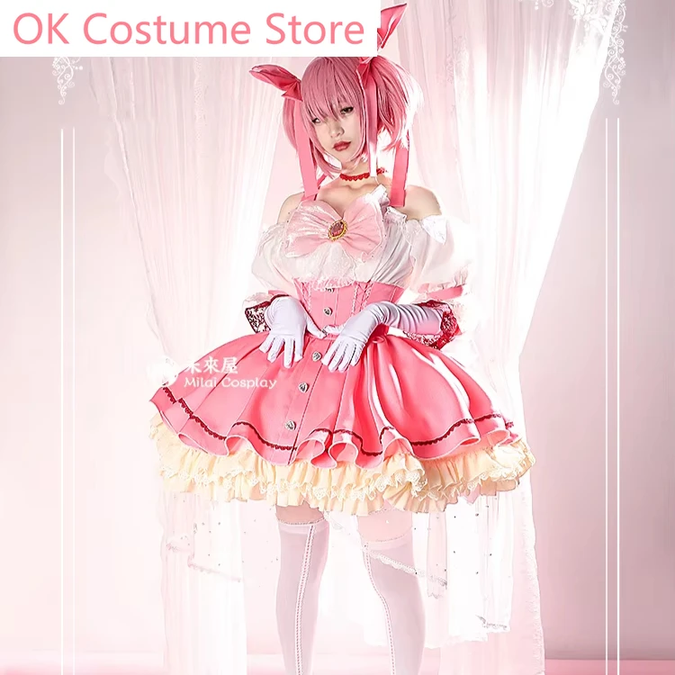 OK-костюм Magica Quartet Kaname Madoka розовое платье косплей костюм игра аниме вечерние униформа Хэллоуин играть ролевая одежда одежда
OK-костюм Magica Quartet Kaname Madoka розовое платье косплей костюм игра аниме вечерние униформа Хэллоуин играть ролевая одежда одежда