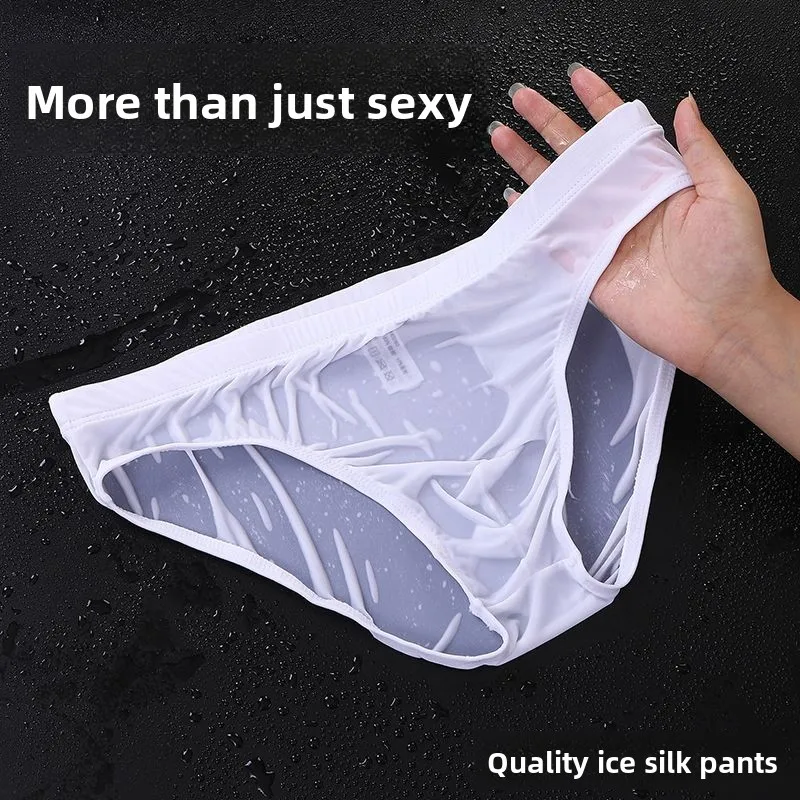 Ледяное шелковое мужское нижнее белье, треугольные дышащие легкие сексуальные однослойные охлаждающие боксеры больших размеров, шорты
Ледяное шелковое мужское нижнее белье, треугольные дышащие легкие сексуальные однослойные охлаждающие боксеры больших размеров, шорты