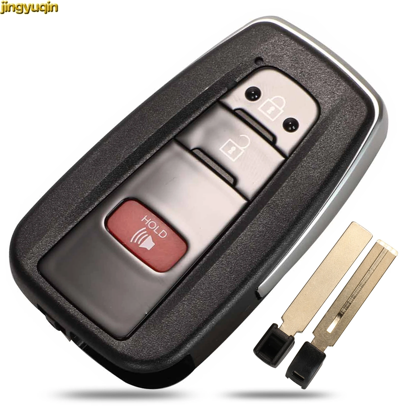 Jingyuqin Remote Smart Car Key Fob Shell Suitable For Toyota Camry RAV4 Corolla C-HR 2019 Auto Key Case Cover 2+1 Buttons
Jingyuqin Remote Smart Car Key Fob Shell Suitable For Toyota Camry RAV4 Corolla C-HR 2019 Auto Key Case Cover 2+1 Buttons