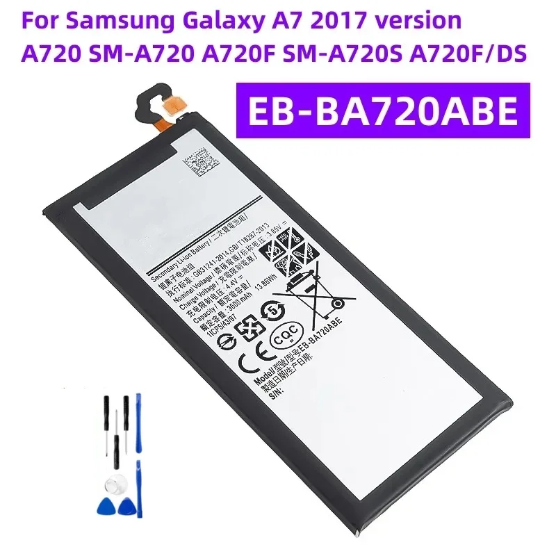 New EB-BA720ABE 3600mAh battery for Samsung Galaxy A7 2017 version A720 SM-A720 a720f SM-A720S a720f/DS tools
New EB-BA720ABE 3600mAh battery for Samsung Galaxy A7 2017 version A720 SM-A720 a720f SM-A720S a720f/DS tools