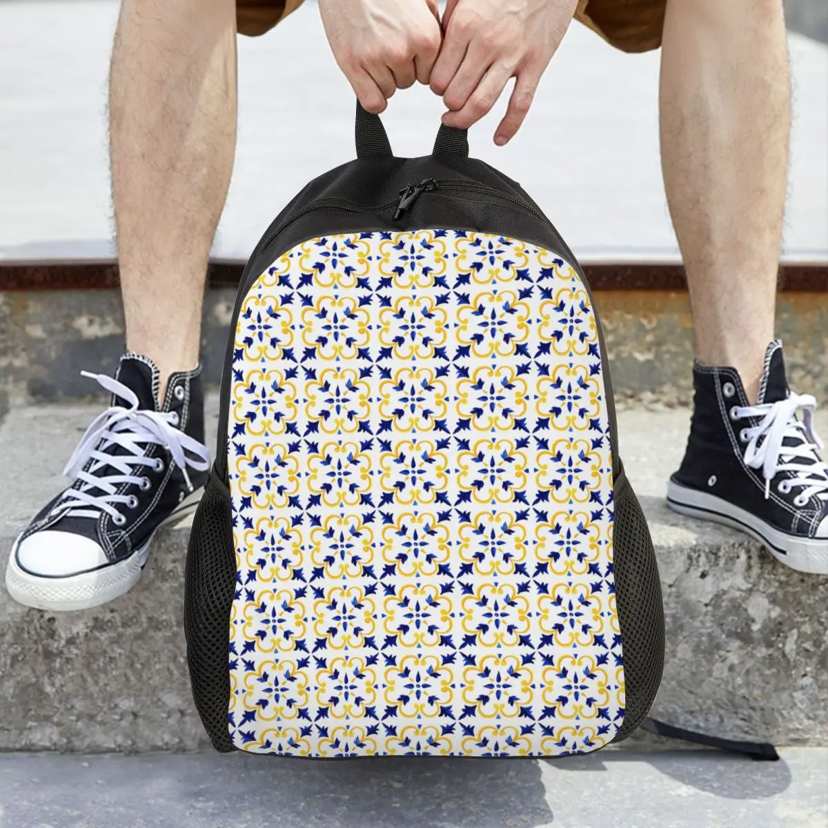 Azulejo Portuguese Tile Watercolor Artwork Backpack Hot Sale Daypack Children BookBag School Bag Shoulder Bags for Men Women
Azulejo Portuguese Tile Watercolor Artwork Backpack Hot Sale Daypack Children BookBag School Bag Shoulder Bags for Men Women