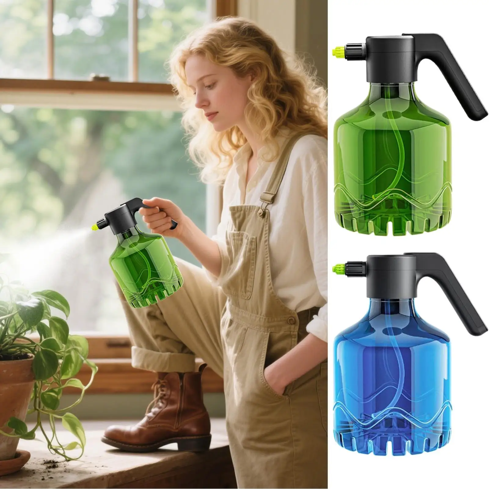 Electric Garden Sprayer 2L Portable Potted Flower Waterer USB Charging Adjustable Sprayer For Outdoor Lawn Greenhouse Weeding
Electric Garden Sprayer 2L Portable Potted Flower Waterer USB Charging Adjustable Sprayer For Outdoor Lawn Greenhouse Weeding