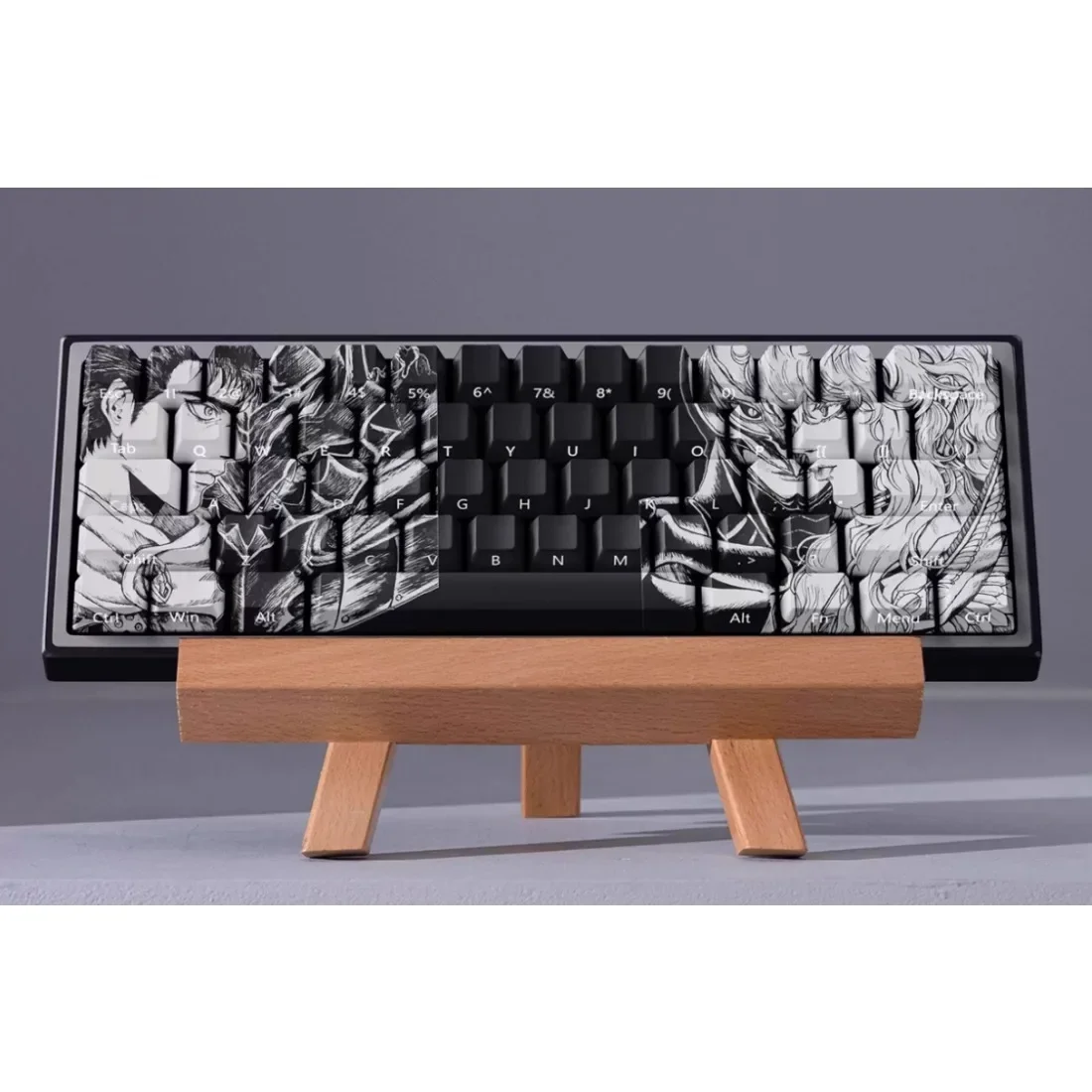 Колпачки для клавиш PBT Berserk, сублимационная краска Cherry Height, боковая подсветка с принтом, черная для AULA F75 Mad 60he 68he, механическая клавиатура для ПК
Колпачки для клавиш PBT Berserk, сублимационная краска Cherry Height, боковая подсветка с принтом, черная для AULA F75 Mad 60he 68he, механическая клавиатура для ПК