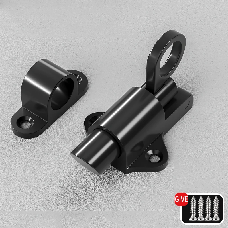 Aluminum Alloy Self-Closing Door Bolt Latch Home Window Gate Security Pull Ring Spring Bounce Door Bolt Latch Lock Anti-Theft
Aluminum Alloy Self-Closing Door Bolt Latch Home Window Gate Security Pull Ring Spring Bounce Door Bolt Latch Lock Anti-Theft