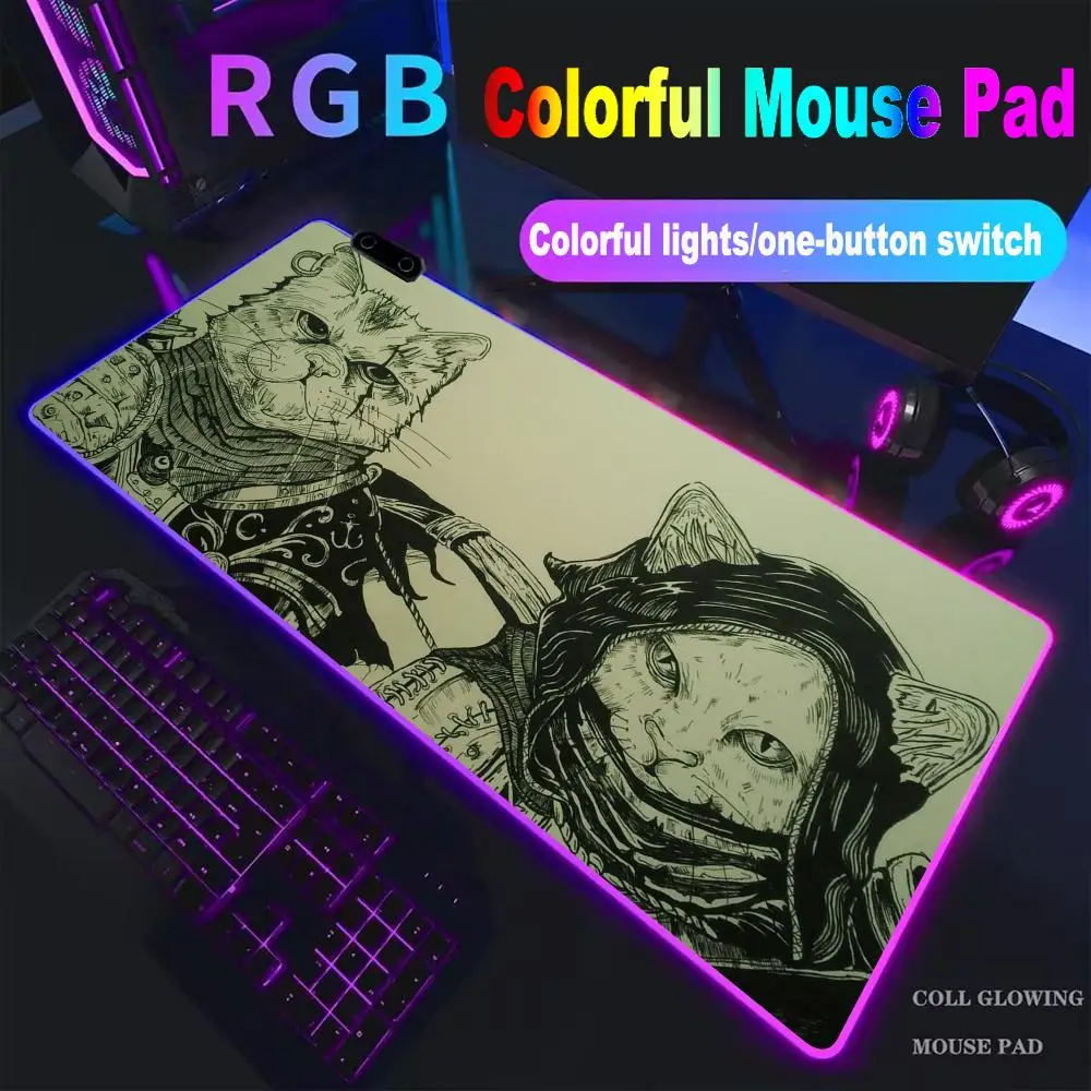 Funny and quirky cat warrior large Mouse Pad Desk Mat Gaming mats Non-Slip mouse carpet desk accessories Computer office mat
Funny and quirky cat warrior large Mouse Pad Desk Mat Gaming mats Non-Slip mouse carpet desk accessories Computer office mat