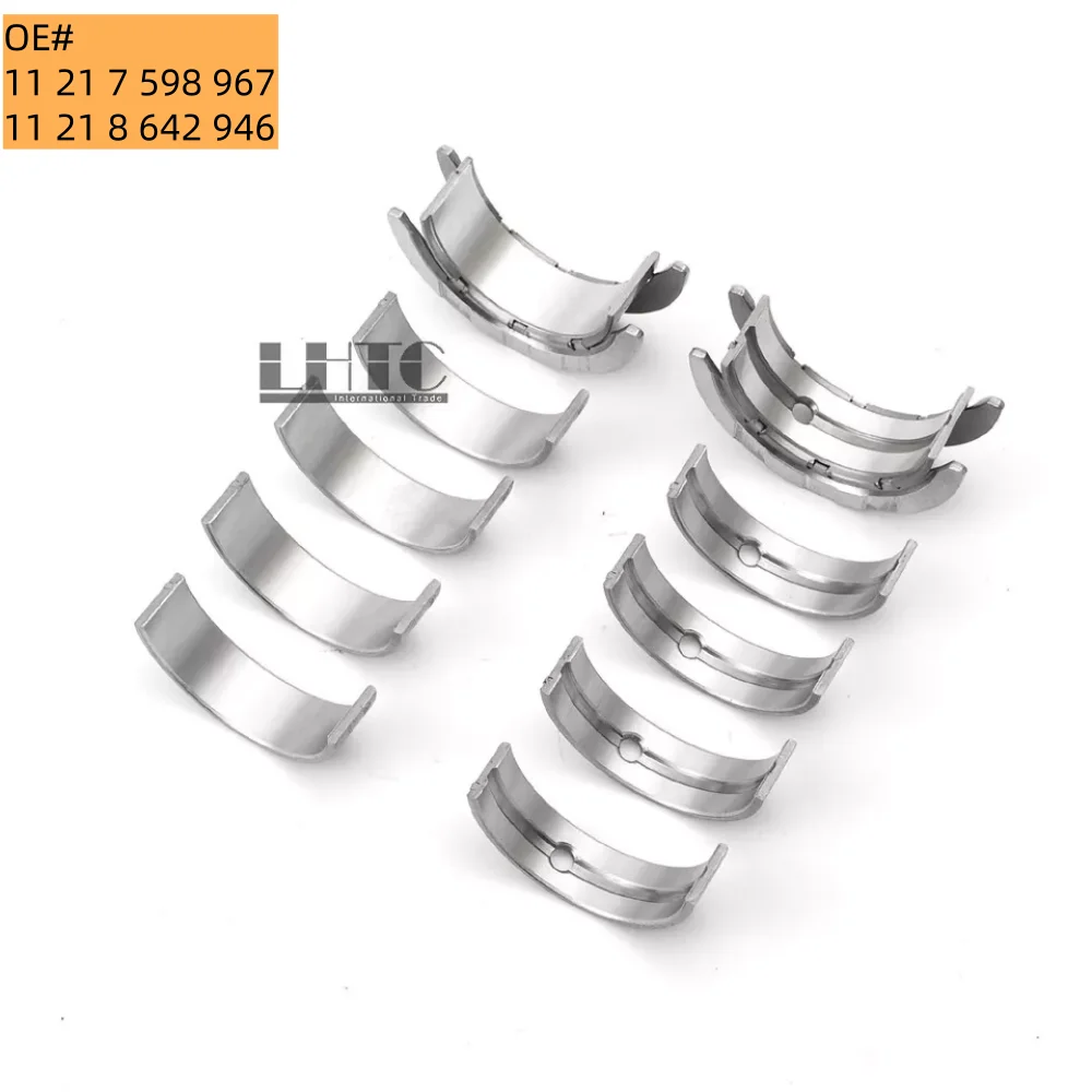 Crankshaft Main Bearing Guide Shell Set +0.50/ OE# 11 21 7 598 967 /11 21 8 642 946 For BMW 320i 420i F10 F30 N20 2.0
Crankshaft Main Bearing Guide Shell Set +0.50/ OE# 11 21 7 598 967 /11 21 8 642 946 For BMW 320i 420i F10 F30 N20 2.0