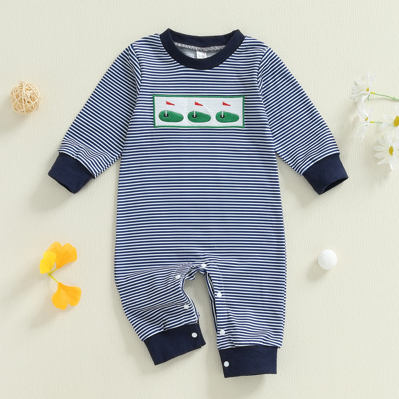 Осенне-зимняя одежда для маленьких мальчиков и девочек, комбинезон с вышивкой для гольфа для новорожденных, комбинезон с длинными рукавами, милая цельная одежда для младенцев
Осенне-зимняя одежда для маленьких мальчиков и девочек, комбинезон с вышивкой для гольфа для новорожденных, комбинезон с длинными рукавами, милая цельная одежда для младенцев