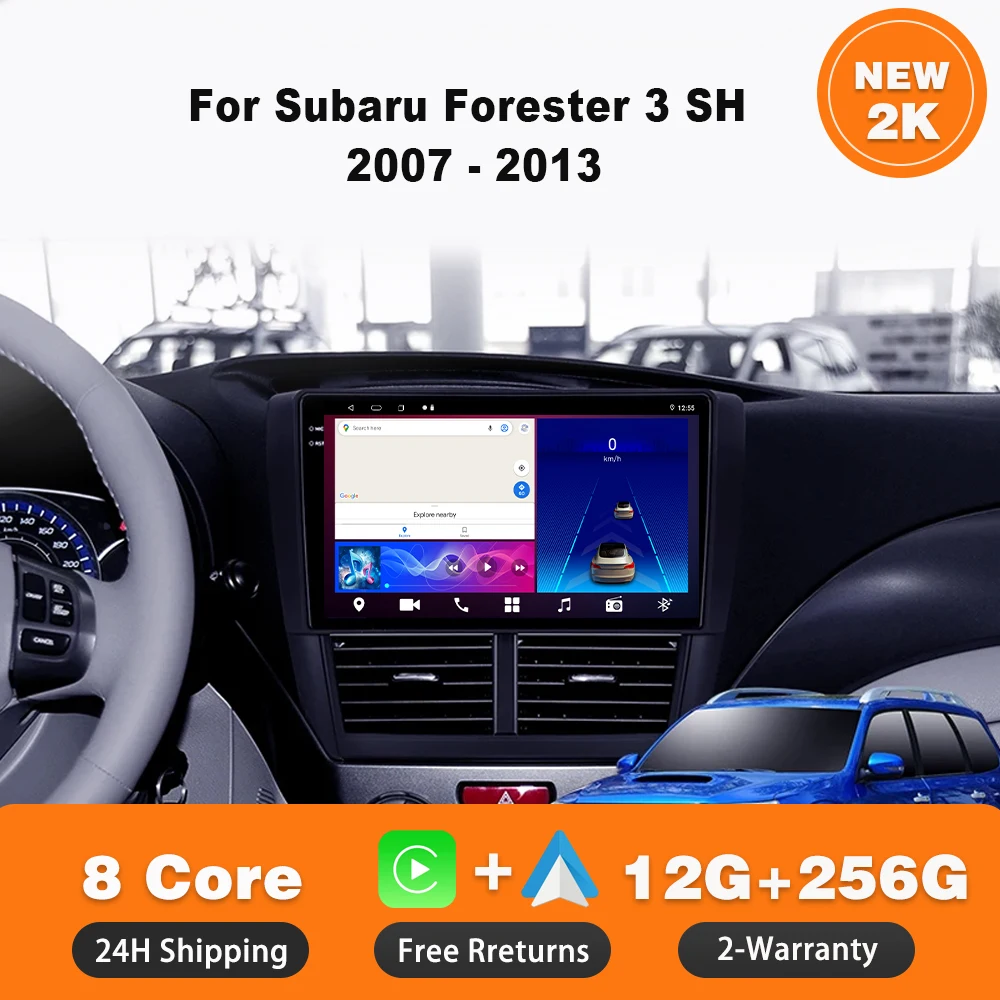 Car Radio Android 14 For Subaru Forester 3 SH 2007 - 2013 Multimedia CarPlay Navigation GPS Wireless 4G Touch Screen autoradio
Car Radio Android 14 For Subaru Forester 3 SH 2007 - 2013 Multimedia CarPlay Navigation GPS Wireless 4G Touch Screen autoradio