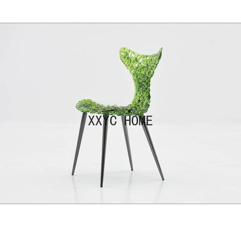 Resin Chair Designer Creative Leisure Chair Simple Armchair Living Room Dining Chair
Resin Chair Designer Creative Leisure Chair Simple Armchair Living Room Dining Chair