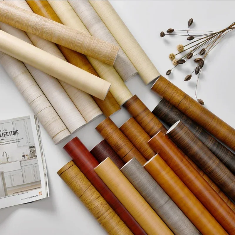Waterproof Wood Vinyl Wallpaper Self Adhesive Wall Paper Doors Cabinet Desktop Modern Furniture Decorative Wallpaper
Waterproof Wood Vinyl Wallpaper Self Adhesive Wall Paper Doors Cabinet Desktop Modern Furniture Decorative Wallpaper