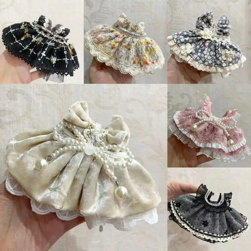 13cm Doll Dress Pearl Bow Dress Doll Universal attribute Fashionable And Elegant Dress Costume Accessories Cute Set Doll Clothes
13cm Doll Dress Pearl Bow Dress Doll Universal attribute Fashionable And Elegant Dress Costume Accessories Cute Set Doll Clothes