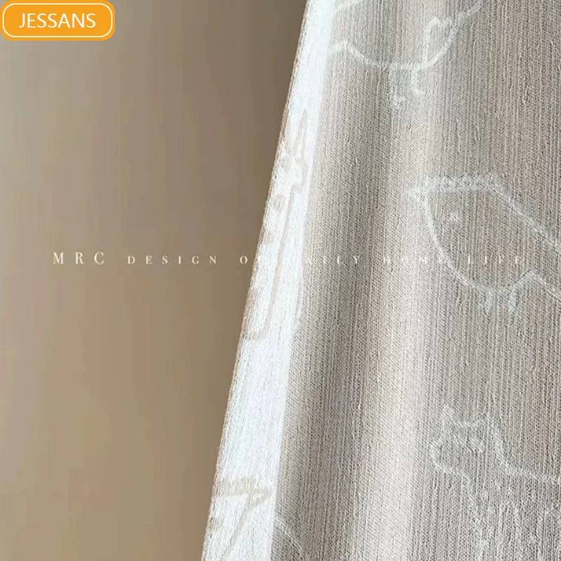 Customized Cartoon Cotton and Linen Printed Beige and Chenille Blackout Curtains for Living Room and Bedroom Partition Curtains
Customized Cartoon Cotton and Linen Printed Beige and Chenille Blackout Curtains for Living Room and Bedroom Partition Curtains
