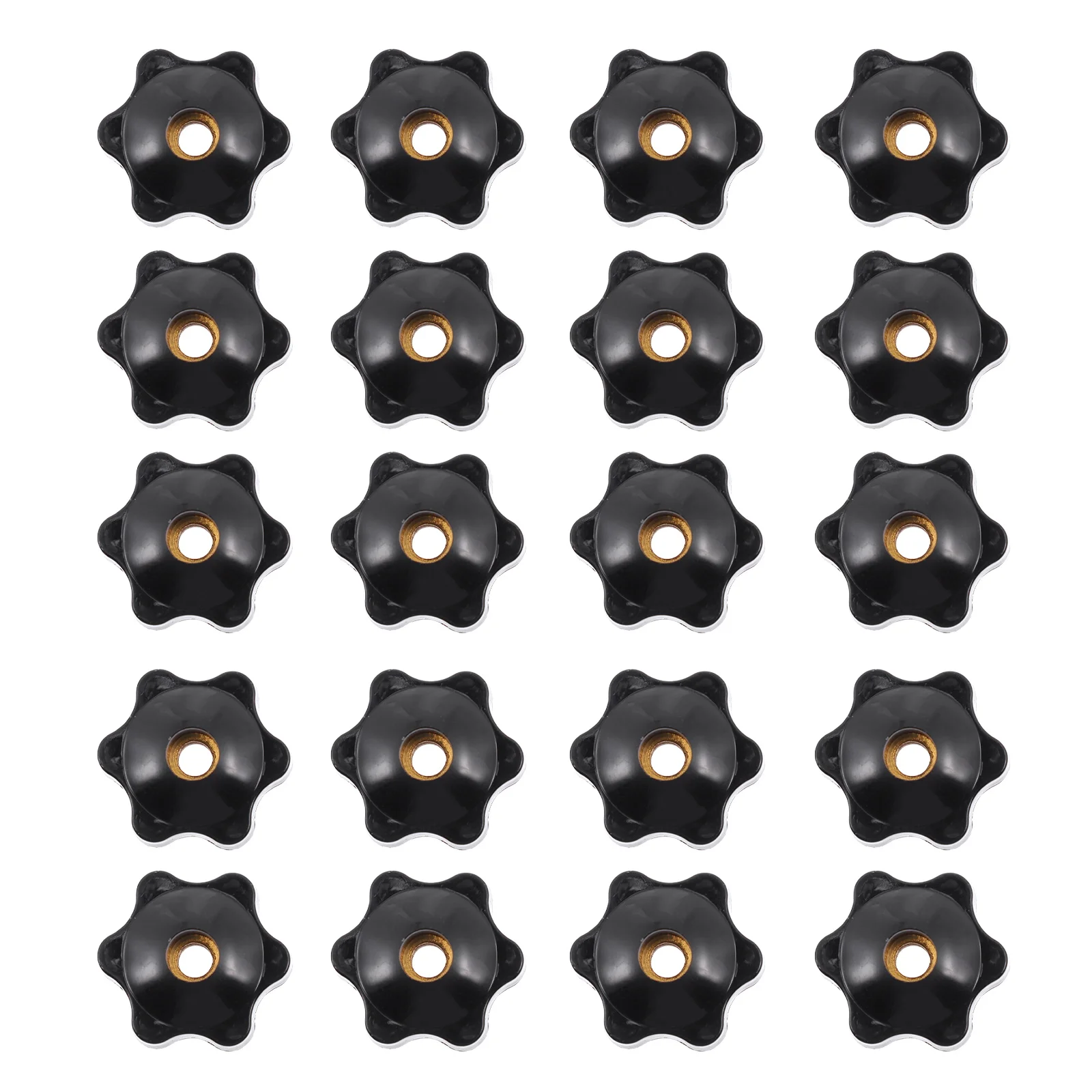 20 Pcs Long Service Life Abs Star Shape Knob Thru Hole Knobs Clamping Nuts Handle For Tool Parts
20 Pcs Long Service Life Abs Star Shape Knob Thru Hole Knobs Clamping Nuts Handle For Tool Parts