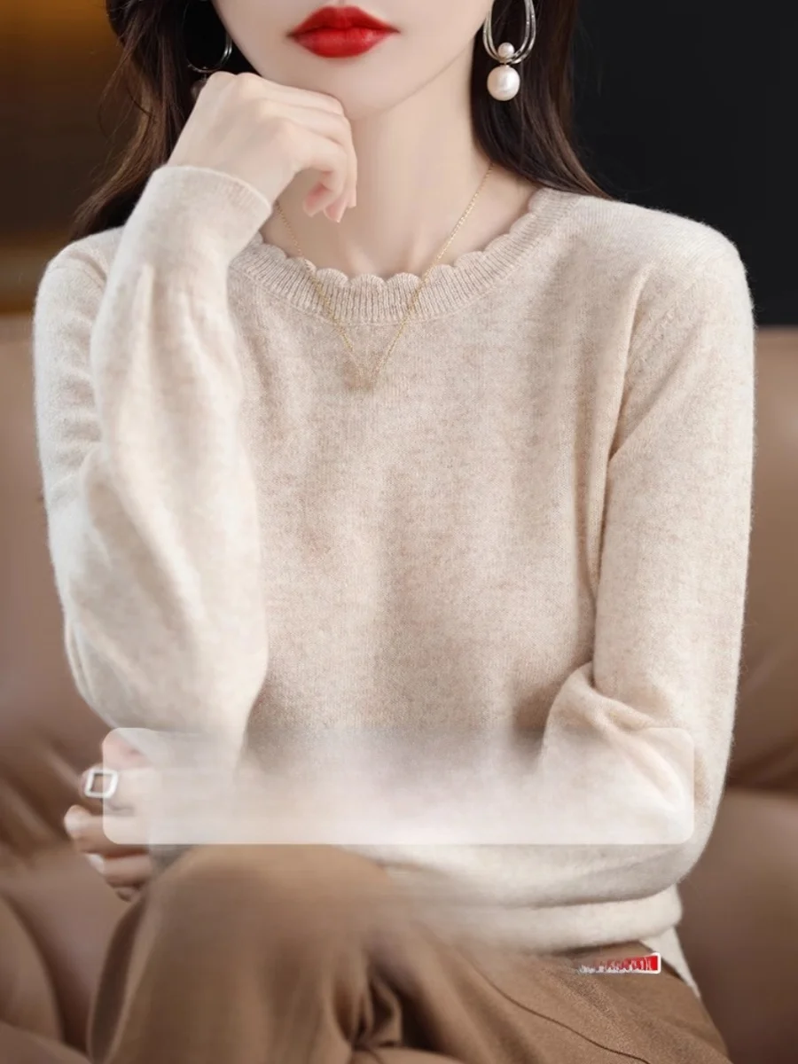 Casual Loose round Neck Long Sleeve Knitted Base Shirt Women's Style 2023 Autumn Fashion Soft Comfy Breathable Color
Casual Loose round Neck Long Sleeve Knitted Base Shirt Women's Style 2023 Autumn Fashion Soft Comfy Breathable Color