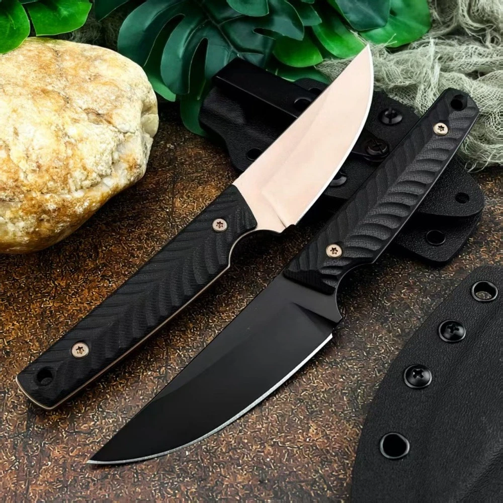 High-quality Handmade G10 Handle Outdoor Straight Knife Camping Portable Fishing EDC Knife with K Sheath Festival Preferred Gift
High-quality Handmade G10 Handle Outdoor Straight Knife Camping Portable Fishing EDC Knife with K Sheath Festival Preferred Gift