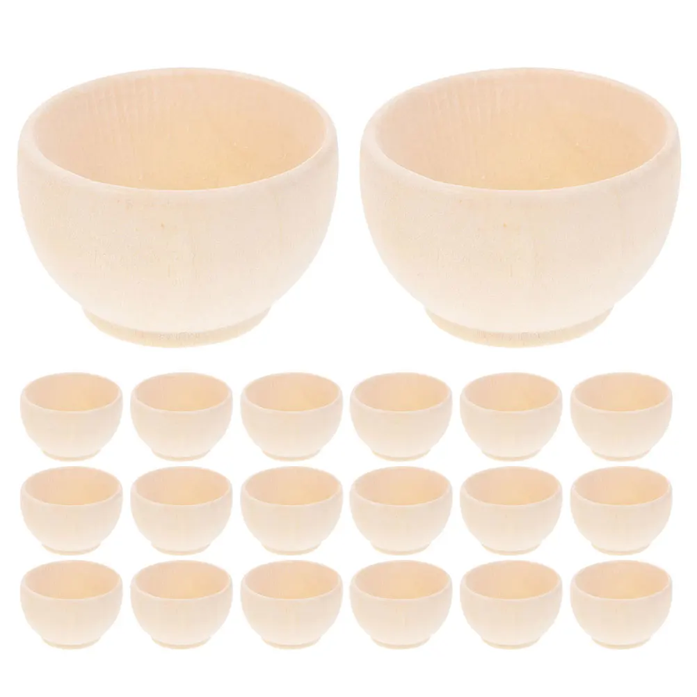 20pcs Creative DIY Wooden Bowls Smooth Unfinished Small Wood Bowl Home Decor Projects Mini Handmade Paintings Crafts Sewing
20pcs Creative DIY Wooden Bowls Smooth Unfinished Small Wood Bowl Home Decor Projects Mini Handmade Paintings Crafts Sewing