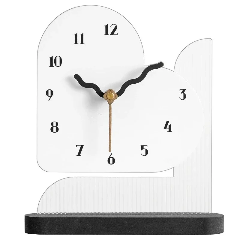 Heart-shaped clock living room decoration ornament
Heart-shaped clock living room decoration ornament