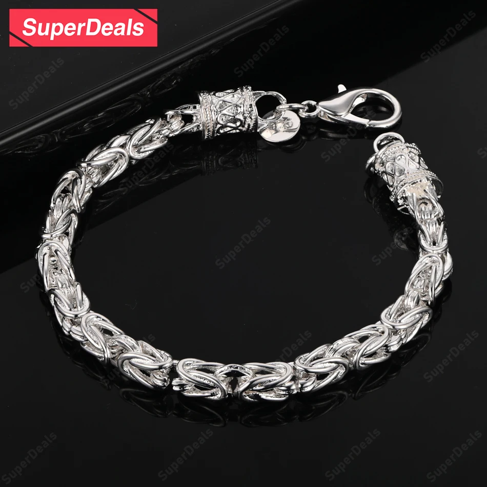 SuperDeals 925 Sterling Silver Bracelet Fashion Trend Jewelry Women Romantic Wedding Party Valentine'S Day Gift Fine Accessories
SuperDeals 925 Sterling Silver Bracelet Fashion Trend Jewelry Women Romantic Wedding Party Valentine'S Day Gift Fine Accessories