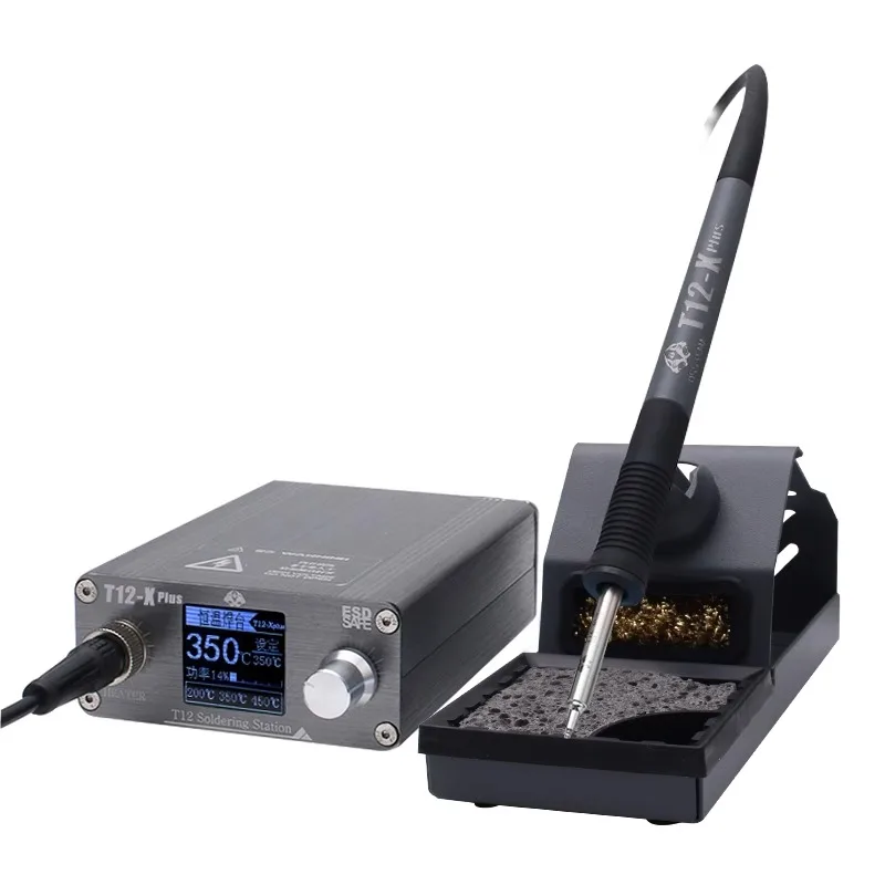 T12X Soldering Station High Power Digital Display Electric Soldering Iron Adjustable Constant Temperature Mobile Phone
T12X Soldering Station High Power Digital Display Electric Soldering Iron Adjustable Constant Temperature Mobile Phone