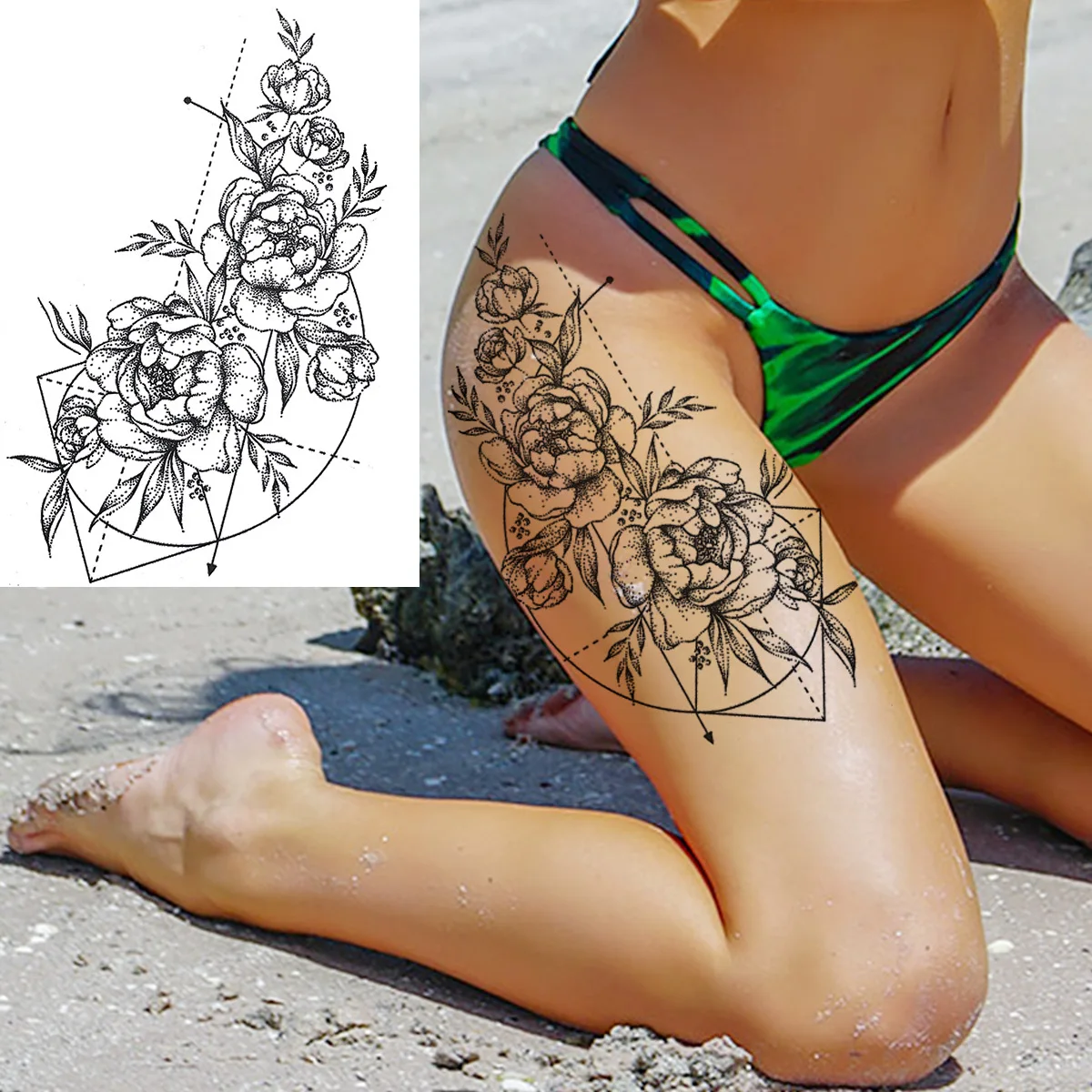 Temporary Tattoo Stickers Single Rose Exclusive High End Waterproof Durable for Calf Arm Skin Safe Fade Resistant
Temporary Tattoo Stickers Single Rose Exclusive High End Waterproof Durable for Calf Arm Skin Safe Fade Resistant