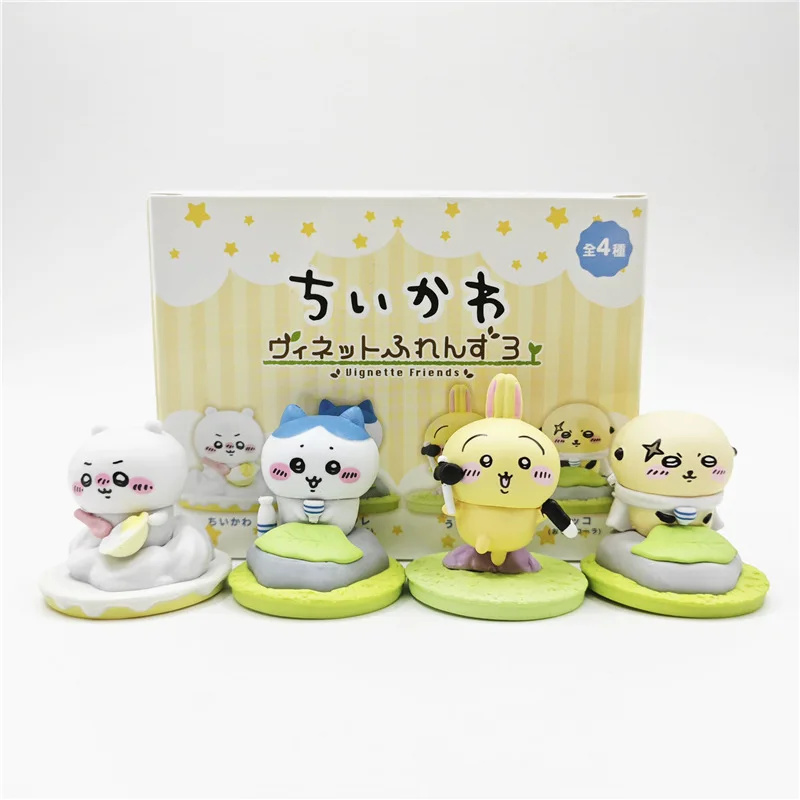 4pcs/set Anime hachiware usagi rakko good friend styling ornaments twisted egg action figure model toy children birthday gift
4pcs/set Anime hachiware usagi rakko good friend styling ornaments twisted egg action figure model toy children birthday gift
