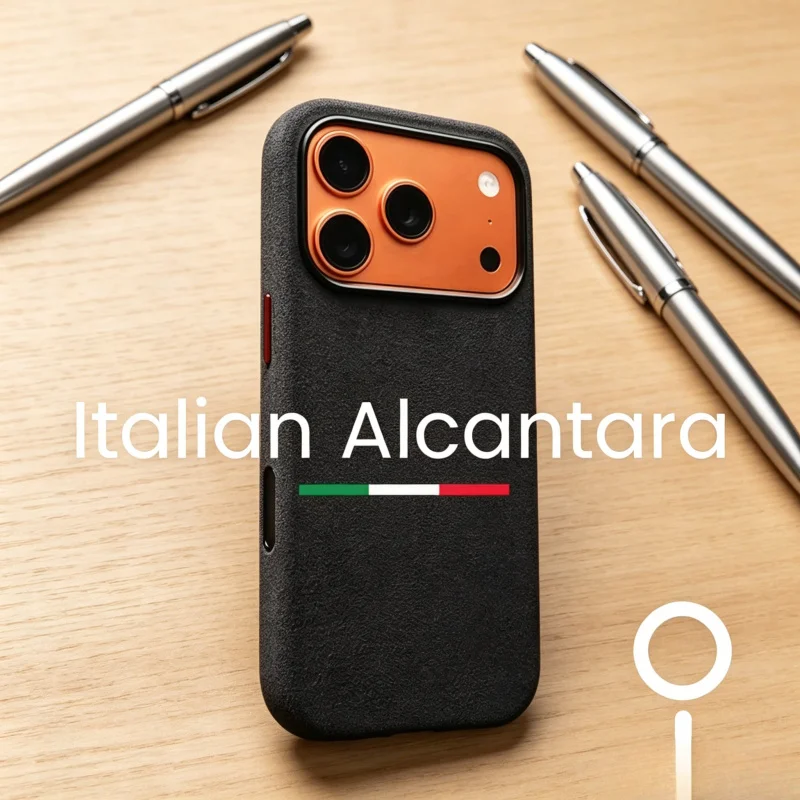 Magnetic Alcantara Case for iPhone 17 16 Pro Max 15 14, Supercar Suede Leather Camera Button Cover
Magnetic Alcantara Case for iPhone 17 16 Pro Max 15 14, Supercar Suede Leather Camera Button Cover