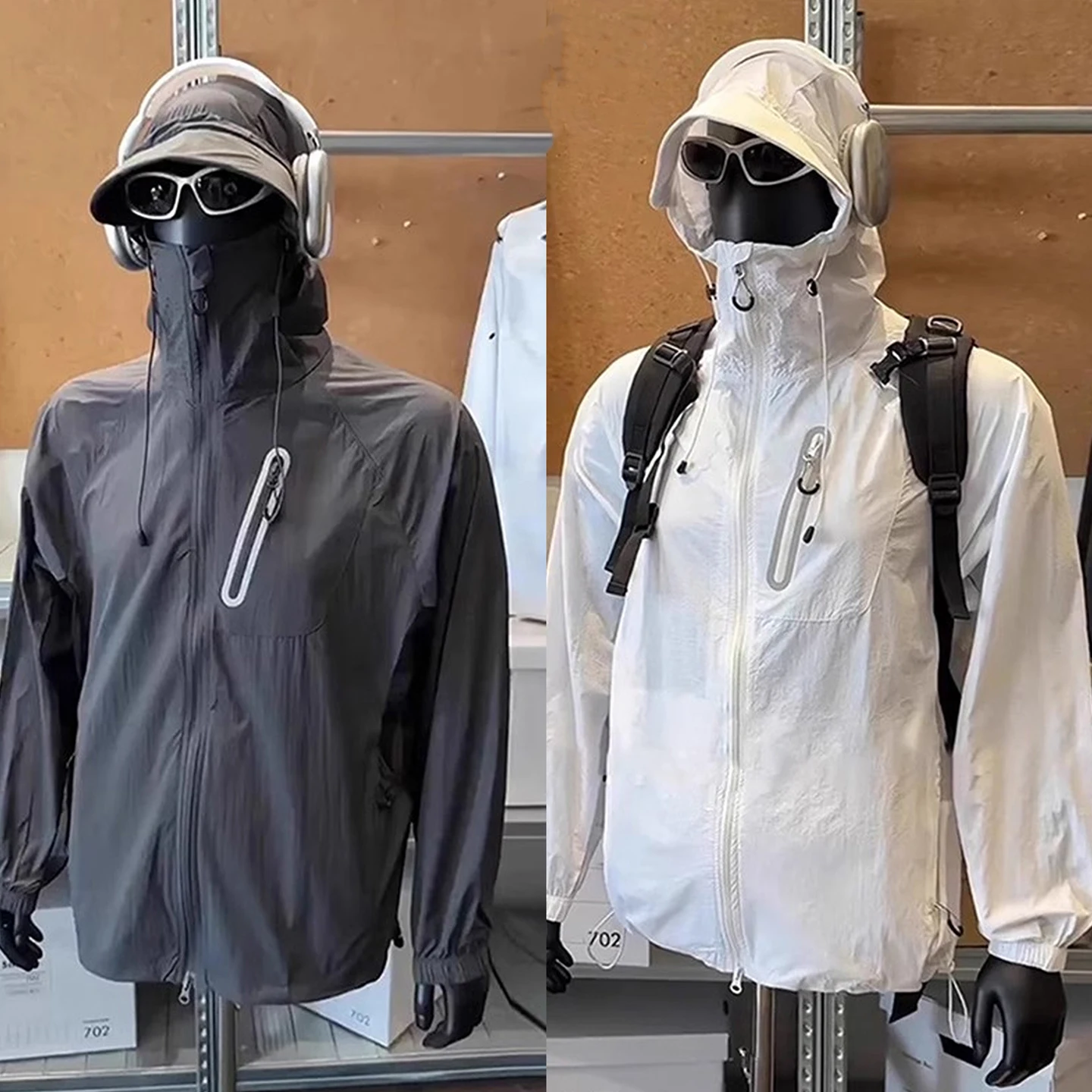Men's Outdoor Lightweight Ice Silk Hooded Sun Protection Clothing Summer Hiking Mountain Climbing Thin Outerwear Faionable ...
Men's Outdoor Lightweight Ice Silk Hooded Sun Protection Clothing Summer Hiking Mountain Climbing Thin Outerwear Faionable ...
