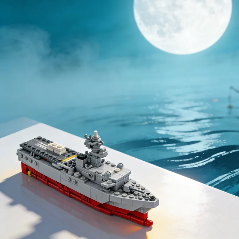 382pcs MOC Hibiki Class Ocean Surveillance Ship Boat Model Building Blocks Construction Festival Gift Toy Brick Education
382pcs MOC Hibiki Class Ocean Surveillance Ship Boat Model Building Blocks Construction Festival Gift Toy Brick Education