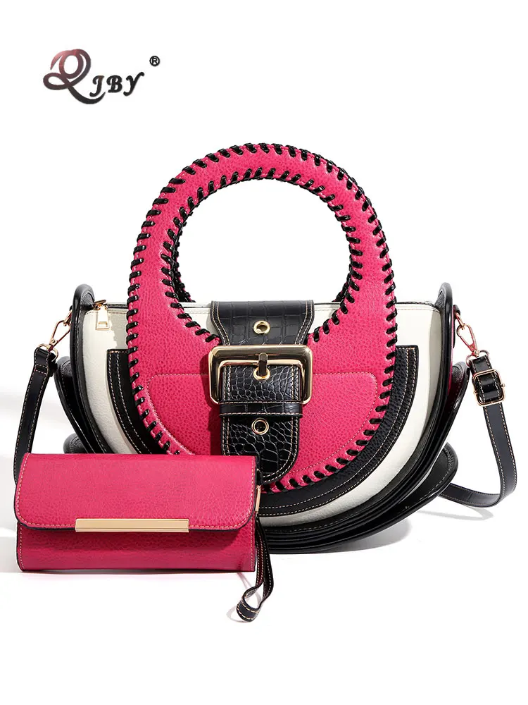 Bag Woman Shoulder Bag High-end Leather Purse Large Capacity Shopping Bag Fashion Designer Women's Top Handle Handbags Crossbody
Bag Woman Shoulder Bag High-end Leather Purse Large Capacity Shopping Bag Fashion Designer Women's Top Handle Handbags Crossbody