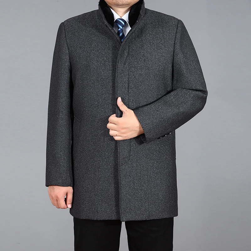 2023 High Quality Wool Coat Men Winter Woolen Coat Real Rabbit Fur Long Coat Thick Wool Blend Jacket Mens Overcoat Palto M-4XL
2023 High Quality Wool Coat Men Winter Woolen Coat Real Rabbit Fur Long Coat Thick Wool Blend Jacket Mens Overcoat Palto M-4XL