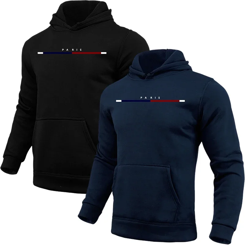Men's Hooded Sweatshirts Solid Color Long Sleeved Pullover PARIS Fashion Male Casual Sports Hoodie Home Outdoor Comfort Tops
Men's Hooded Sweatshirts Solid Color Long Sleeved Pullover PARIS Fashion Male Casual Sports Hoodie Home Outdoor Comfort Tops