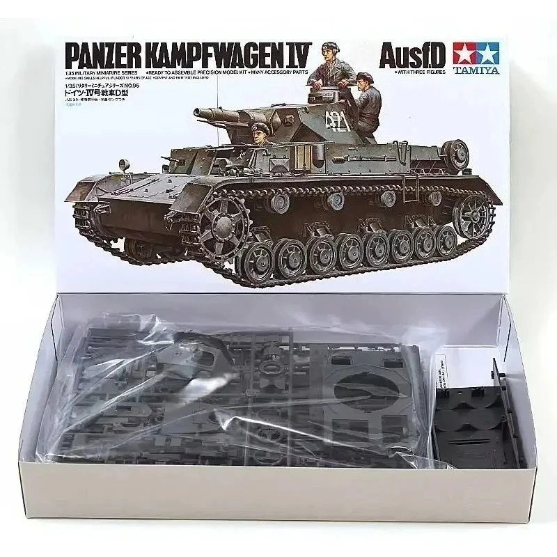 1/35 Tamiya model 35096 IV Medium Tank with Soldier assembly Scale diy toys Model Kit
1/35 Tamiya model 35096 IV Medium Tank with Soldier assembly Scale diy toys Model Kit